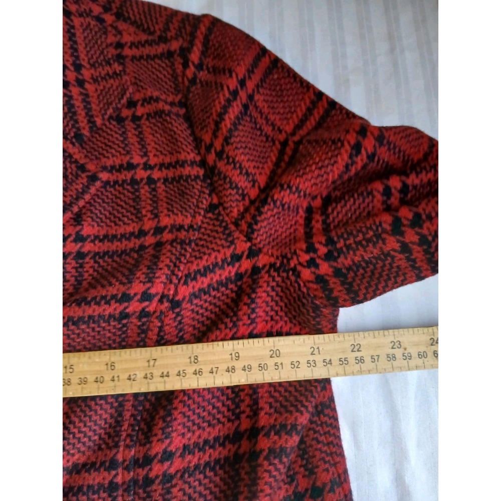 Talbots Blazer 18 Wool Blend Herringbone Plaid Office Preppy Work Career Capsule - Picture 10 of 15